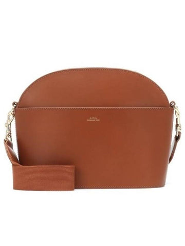 Gaby Gabriel Leather Cross Bag Tan Brown PXAWV F61173 - A.P.C. - BALAAN 1