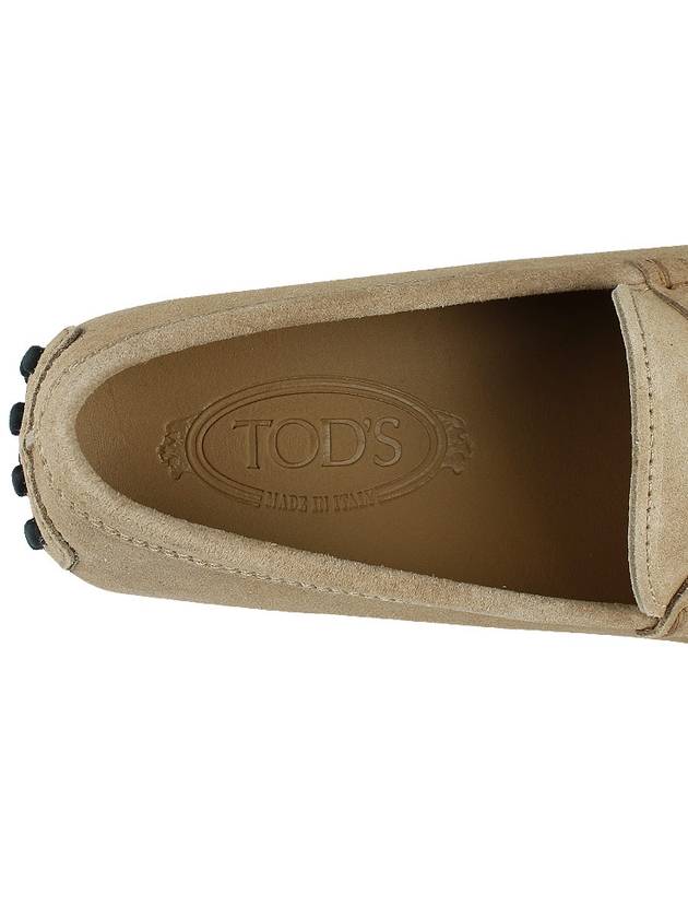 Gommino Suede Driving Shoes Beige - TOD'S - BALAAN 9