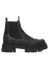 Low Stitch Chelsea Boots Black - GANNI - BALAAN 2