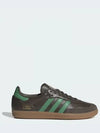 Samba OG Leather Low Top Sneakers Shadow Olive - ADIDAS - BALAAN 2