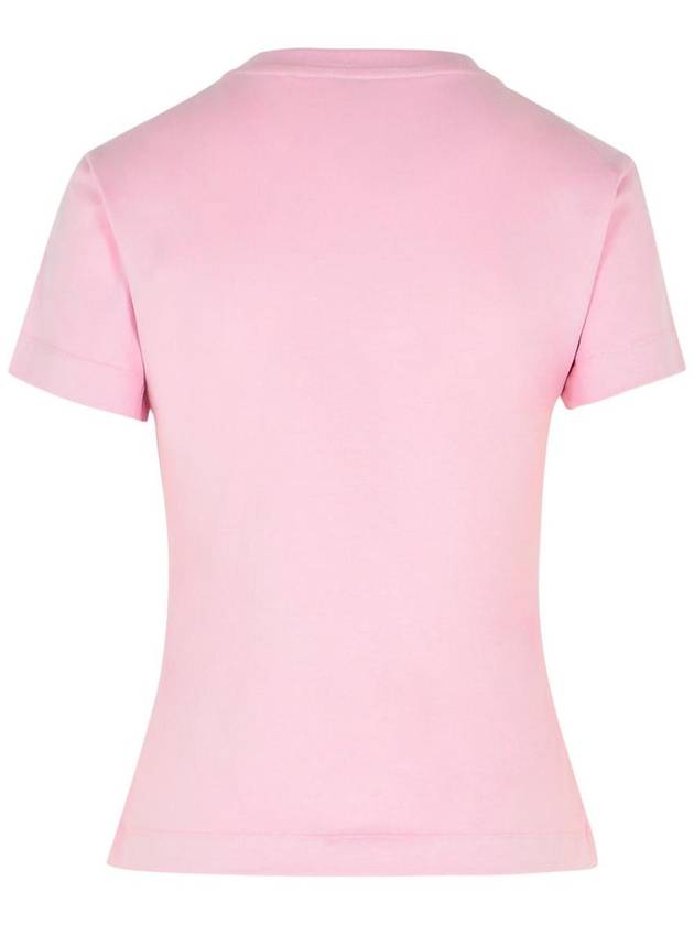 Moschino Jeans Pink Cotton T-Shirt - MOSCHINO - BALAAN 3