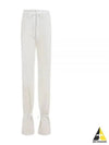 Cotton Straight Pants Chalk - LEMAIRE - BALAAN 2