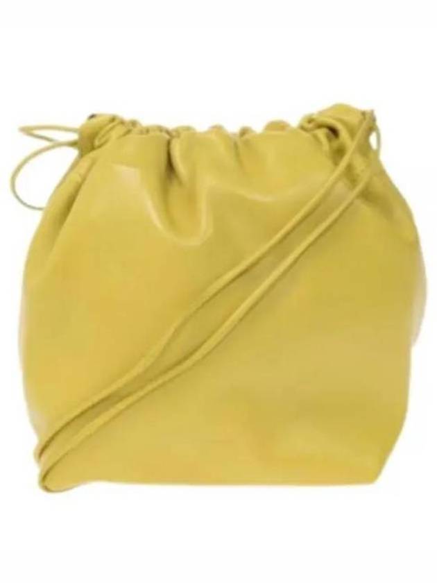 Dumpling Drawstring Calf Leather Mini Bag Yellow - JIL SANDER - BALAAN 2