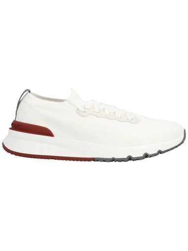 Knit Running Sneakers White - BRUNELLO CUCINELLI - BALAAN 1