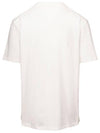 Logo Print Crew Neck Short Sleeve T-shirt Porcelain - JIL SANDER - BALAAN 3