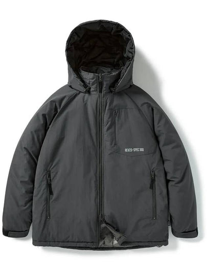 Utility Number Code Hit Padding Parka Dark Grey - FLUKE - BALAAN 2