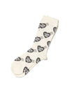 heart socks ivory gray - HUMAN MADE - BALAAN 3