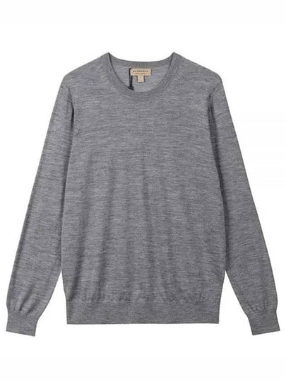 Bempton Wool Knit Top Grey - BURBERRY - BALAAN 2