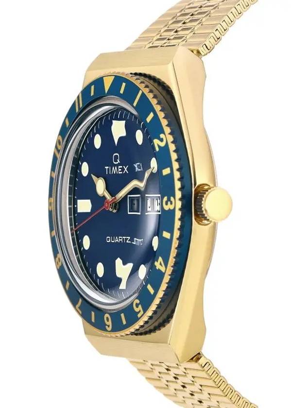 Q Timex Reissue 38mm Stainless Steel Bracelet Watch Gold - TIMEX - BALAAN 3