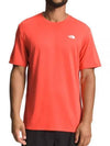 Men's Elevation Classic Short Sleeve T-Shirt Orange - THE NORTH FACE - BALAAN 2