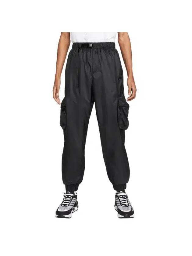 Tech Lined Woven Track Pants Black - NIKE - BALAAN 1