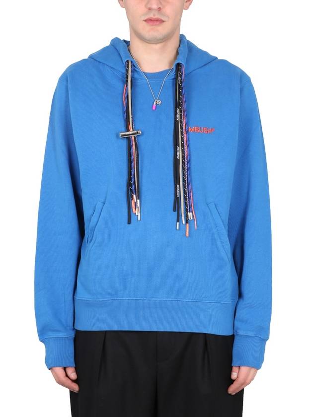 Logo Print Multicode Hood Blue - AMBUSH - BALAAN 2