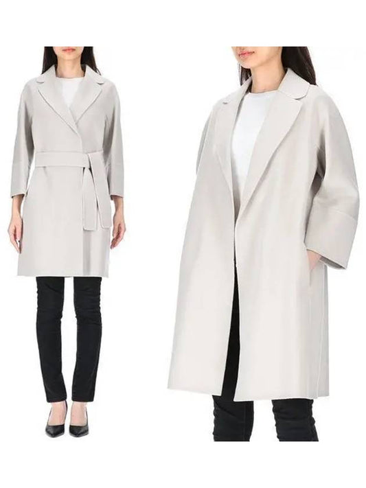 S Arona ARONA 2390160439600 071 Women's Belted Wool Coat 995664 - MAX MARA - BALAAN 1