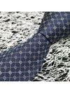 GG Dot Pattern Silk Tie Navy - GUCCI - BALAAN 5