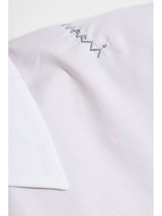 Marni Sleeveless Oversize Shirt, Women's, White - MARNI - BALAAN 5