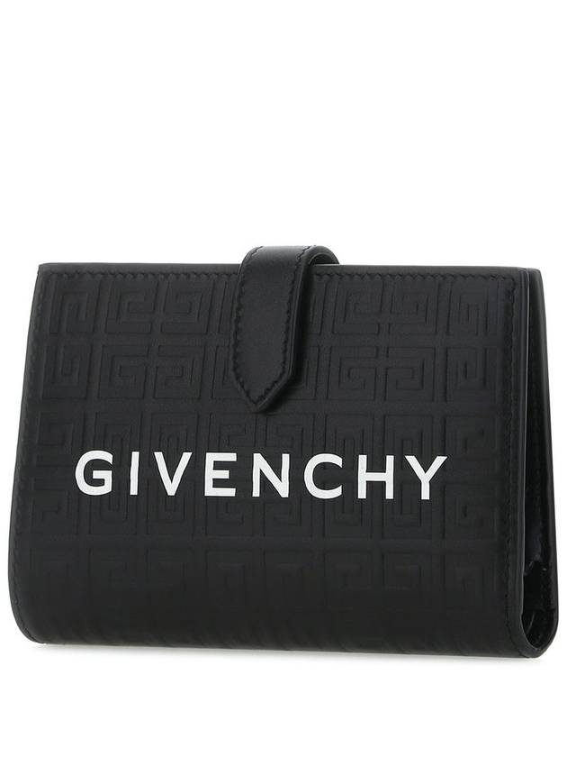 G Cut 4G Leather Card Wallet Black - GIVENCHY - BALAAN 4