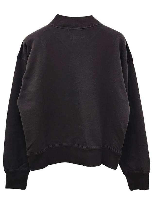 Moby Logo Print Sweatshirt Black - ISABEL MARANT ETOILE - BALAAN 4