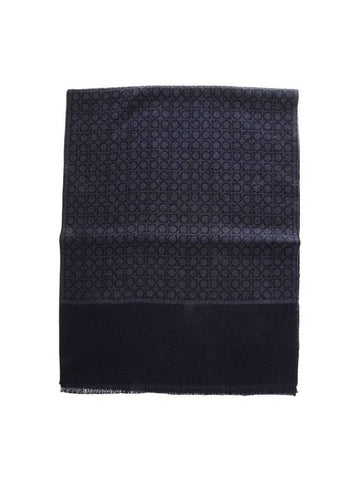 Gancini Muffler Black - SALVATORE FERRAGAMO - BALAAN 1