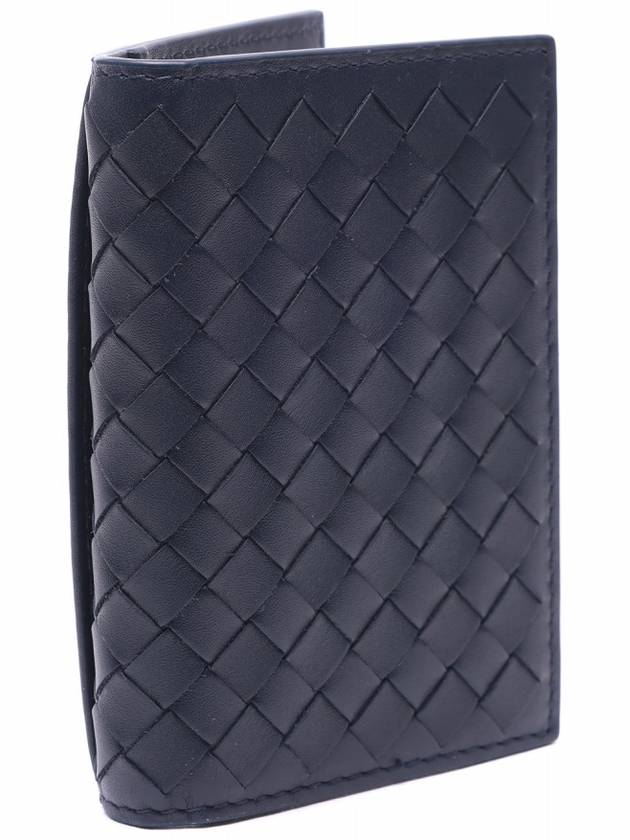 Intrecciato Card Wallet Navy - BOTTEGA VENETA - BALAAN 4