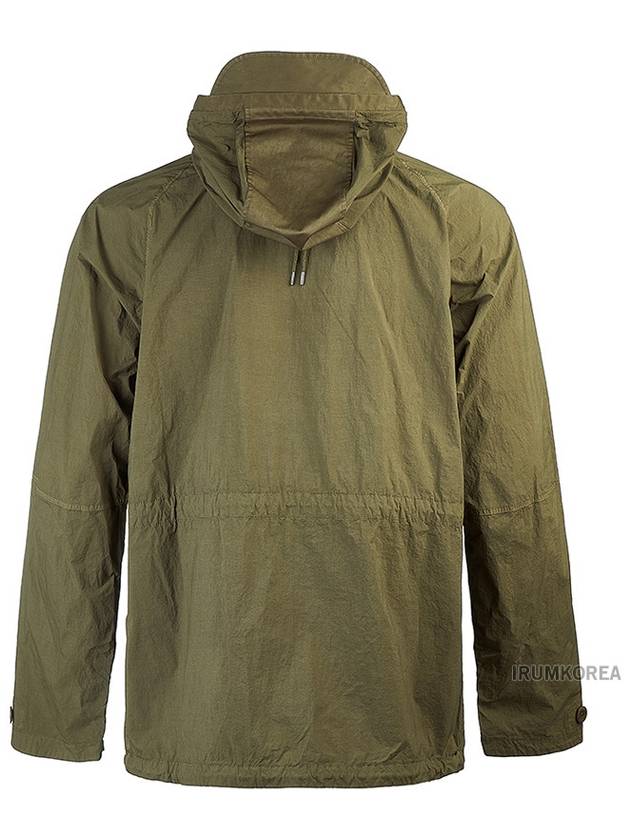 Mid Layer Flap Pocket Hooded Jacket Dark Green - TEN C - BALAAN 4