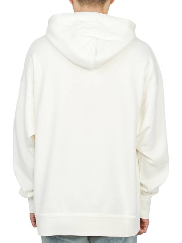 Miley Big Logo Hoodie White - ISABEL MARANT - BALAAN 5