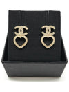 23B Heart Drop CC Logo Earrings ABB665B14145NR577 - CHANEL - BALAAN 3