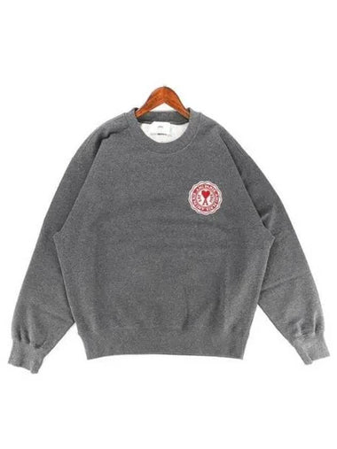 Men s Heart Logo Sweatshirt 270572 - AMI - BALAAN 1