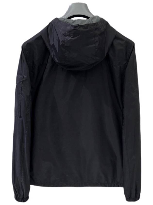 Re-Nylon Reversible Zip Up Jacket Black - PRADA - BALAAN 3