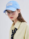 Y2K LOGO PATCH BALL CAP SKY BLUE - MACNI - BALAAN 4