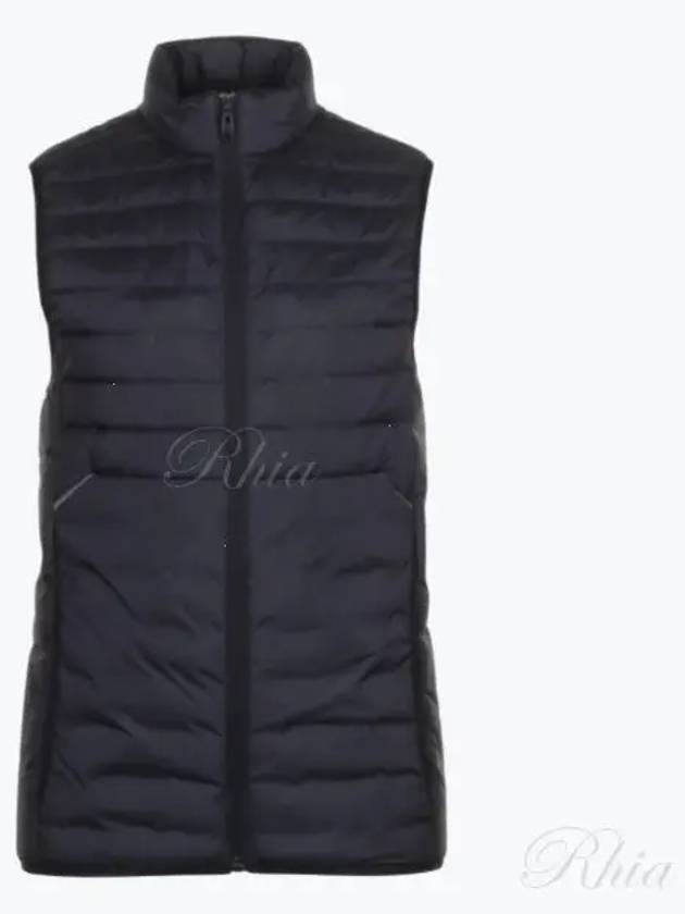 Regular Fit Water Repellent Fabric Padded Vest Navy - HUGO BOSS - BALAAN 2