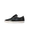 Superstar Glitter Tab Leather Low Top Sneakers Black - GOLDEN GOOSE - BALAAN 2