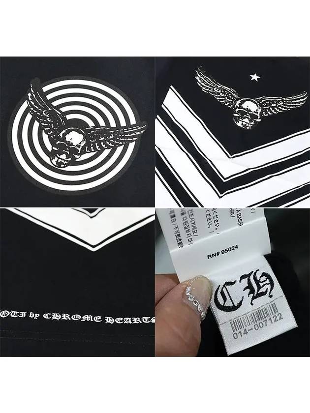 wing skull print tshirt - CHROME HEARTS - BALAAN 4