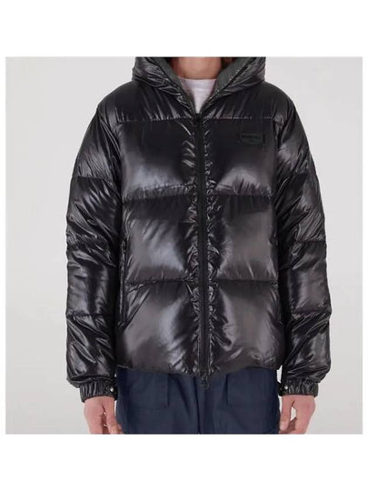 AUVA black hooded down jacket - DUVETICA - BALAAN 2