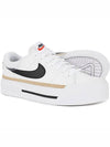 Court Legacy Lift Low Top Sneakers Black White - NIKE - BALAAN 3