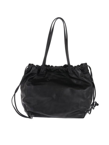 Oslo Napa Leather Shoulder Bag Black - BY FAR - BALAAN 1