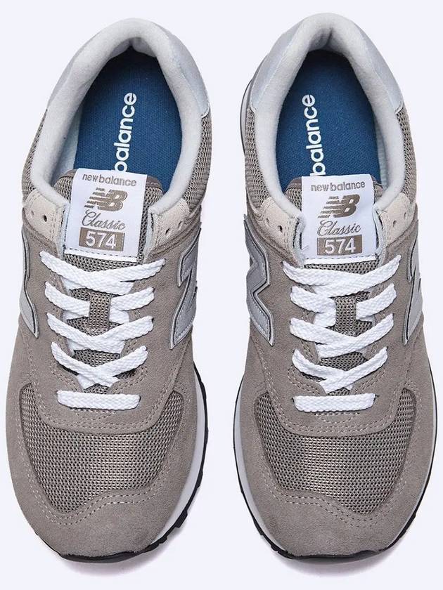 574 Logo Mesh Low Top Sneakers Grey - NEW BALANCE - BALAAN 5