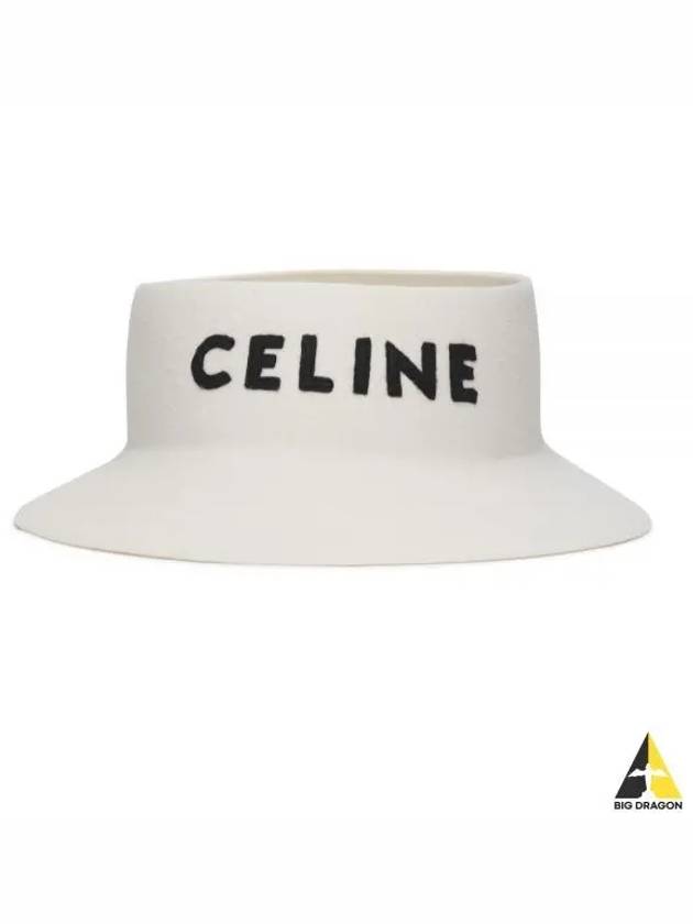 CLOCHE HAT IN FELT 2AUV3749Q 010W - CELINE - BALAAN 1