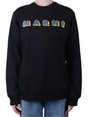 Women s Rainbow Logo Sweatshirt Black Adult Size M01076 M00J6 0M900 12 14Y 271655 1119498 - MARNI - BALAAN 1