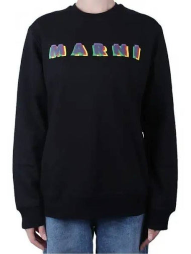 Women s Rainbow Logo Sweatshirt Black Adult Size M01076 M00J6 0M900 12 14Y 271655 1119498 - MARNI - BALAAN 1