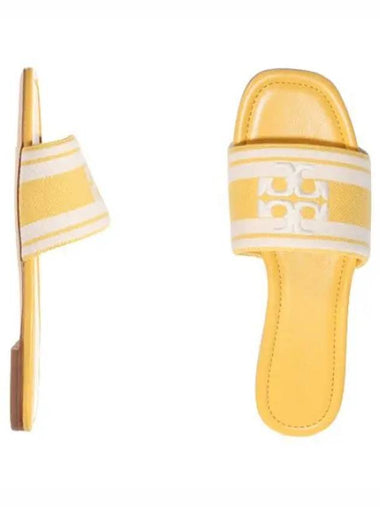 double jacquard slides - TORY BURCH - BALAAN 1