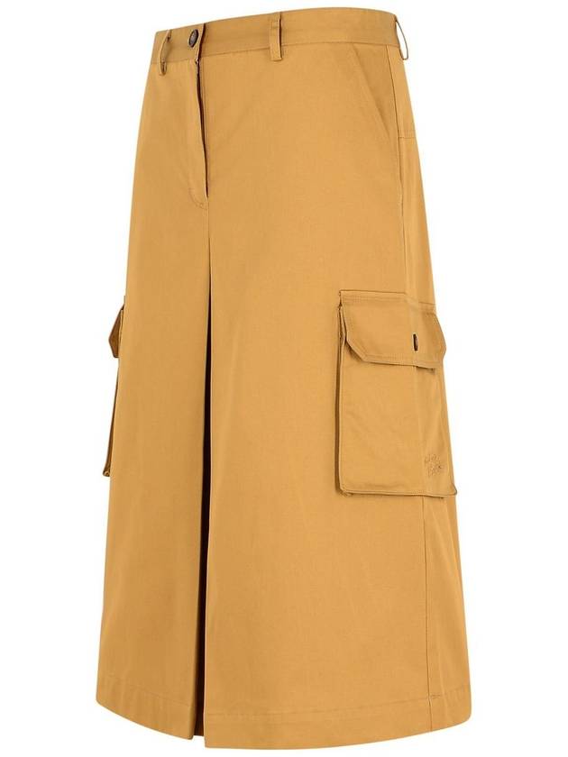 Maison Kitsuné 'Utility' Beige Cotton Skirt - MAISON KITSUNE - BALAAN 2