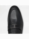 Men's T Timeless Leather Loafers Black - TOD'S - BALAAN.