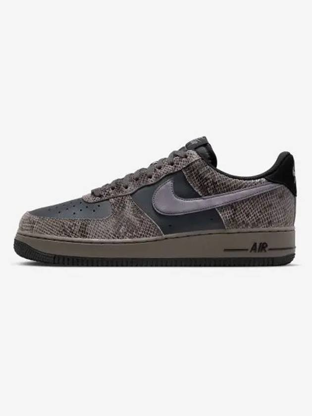 Air Force 1 Snakeskin Low Top Sneakers Brown - NIKE - BALAAN 2