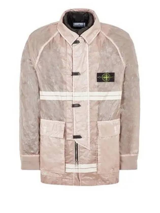 Microfelt Ripstop Cover Down Jacket Rose Quartz - STONE ISLAND - BALAAN 2