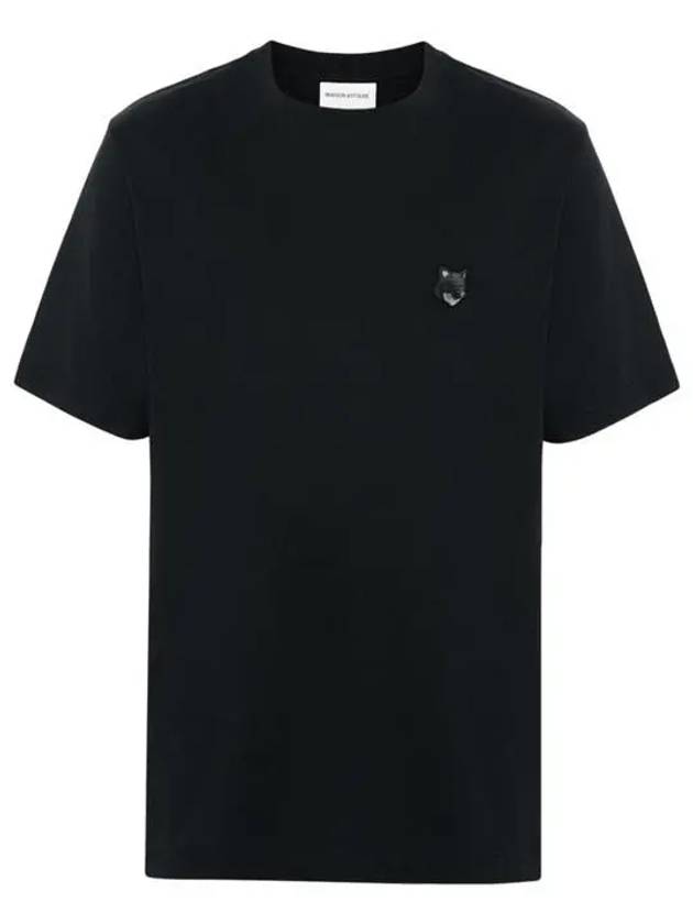 Bold Fox Head Patch Comfort Short Sleeve T-Shirt Black - MAISON KITSUNE - BALAAN 2