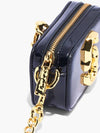 Snapshot Gold Logo Shoulder Bag Black - MARC JACOBS - BALAAN 4