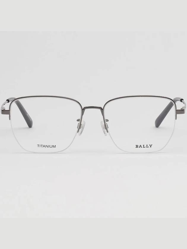 Titanium glasses frame BY5064H 008 square semirimless light metal - BALLY - BALAAN 3