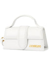 Le Bambino Gold Hardware Logo Mini Tote Bag White - JACQUEMUS - BALAAN 3