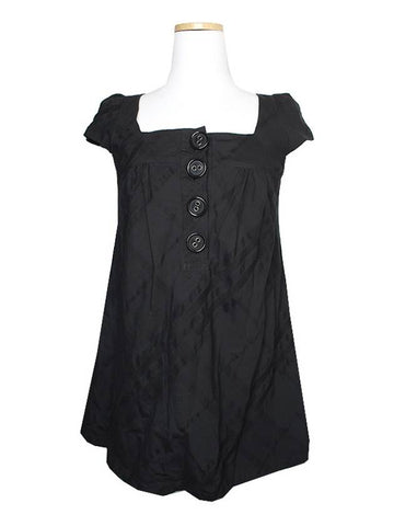 Black cap sleeve dress 44 - BURBERRY - BALAAN 1