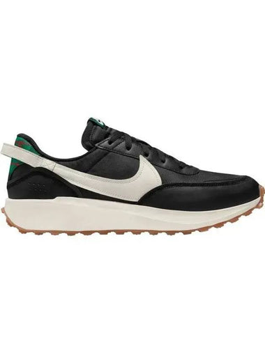 Waffle Debut Premium Low Top Sneakers Black - NIKE - BALAAN 1